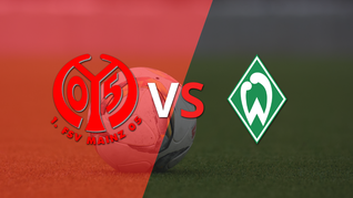 mainz y werder bremen buscan el gol que desempate el encuentro en el segundo tiempo
