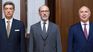 Los tres jueces que conforman la Corte Suprema de Justicia.