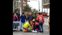 Video: maratonista sufrió paro cardíaco y fue reanimado en plena carrera en Mar del Plata