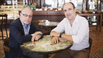 Cumbre. El canciller Jorge Faurie y el intendente de Santa Fe, José Corral, en el encuentro donde la cancillería confirmó que la ciudad será la sede del encuentro.