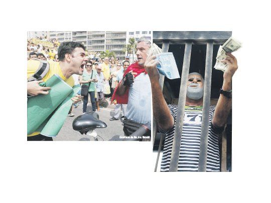Durante las marchas  en contra de la corrupción se produjeron enfrentamientos aislados entre simpatizantes del Gobierno y  sus detractores. Las mayores manifestaciones registradas en la era de la democracia ocurrieron durante los últimos gobiernos petistas.