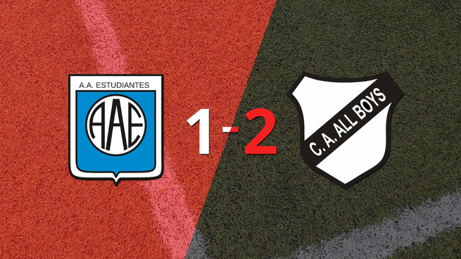 All Boys superó a Estudiantes (RC) con dos tantos de Thomas Amilivia