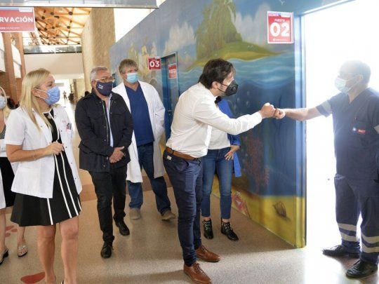Kreplak y Zamora recorrieron tres centros de vacunación contra el Covid-19.