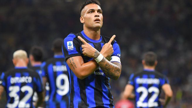 Lautaro Martínez marcó los dos goles del triunfo de Inter.