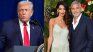 Trump apuntó contra Clooney y su esposa. Trump apuntó contra Clooney y su esposa.