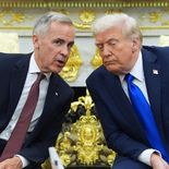 Una ciudad separatista de Canadá vuelve a abrir la polémica entre Trump y Carney. Una ciudad separatista de Canadá vuelve a abrir la polémica entre Trump y Carney.