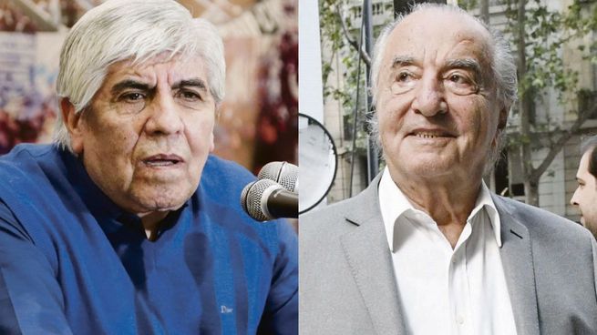 Hugo Moyano y Armando Cavallieri.