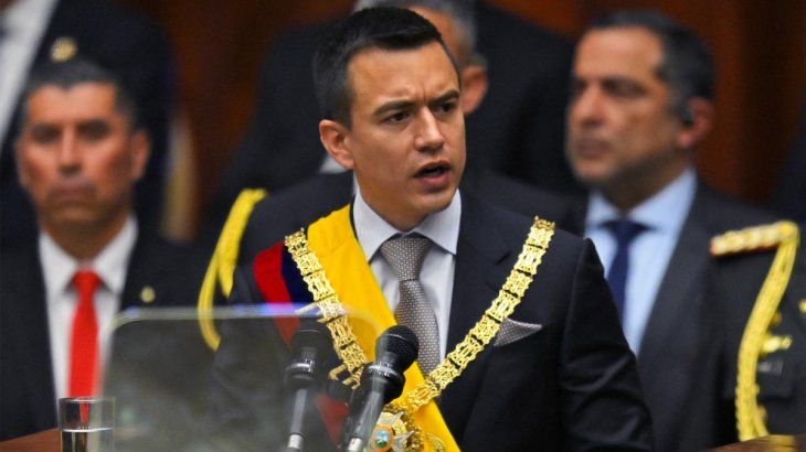 Daniel Noboa, presidente de Ecuador.