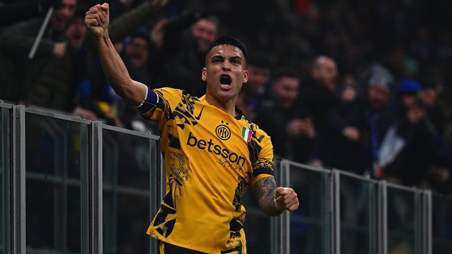 Lautaro Martínez llegó a 10 goles con Inter en la Liga de Italia 2025.