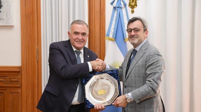Osvaldo Jaldo, gobernador de Tucumán, recibió a Martín Rappallini