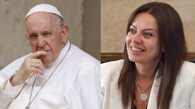 El papa Francisco recibió a la ministra Sandra Pettovello en la residencia de Santa Marta.&nbsp;