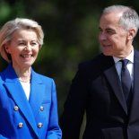 Me gustaría trabajar con usted en abrir la puerta para que Canadá sea el primer miembro asociado de la UE, sostuvo Von der Leyen.&nbsp;