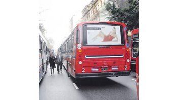 Fuerte suba del transporte