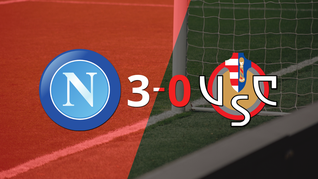 tranquila victoria de napoli por 3 a 0 frente a cremonese