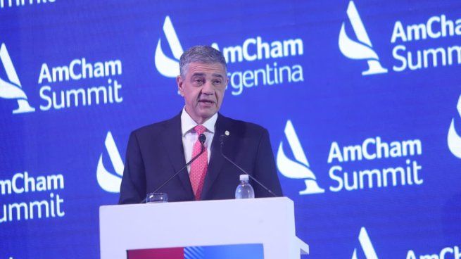 Jorge Macri disertó en la apertura de una nueva edición de AmCham Summit.&nbsp;