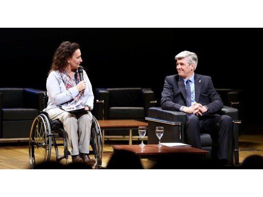 Gabriela Michetti y  Alberto Gowland.