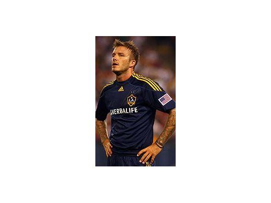 Spice boy. Beckham fue abucheado en sus últimos partidos en EEUU.
