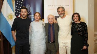 Diego Luna, Marina de Tavira, Martin Scorsese, Joaquín Furriel y Celina Murga.