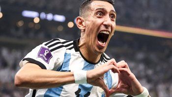 Para toda la vida. Ángel Di María, una de las figuras de la final del Mundial.