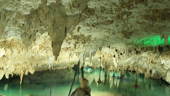 Una de las jotas ocultas de la Riviera Maya.