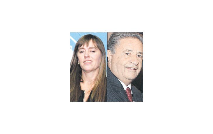 Juliana Di Tullio y Eduardo Duhalde