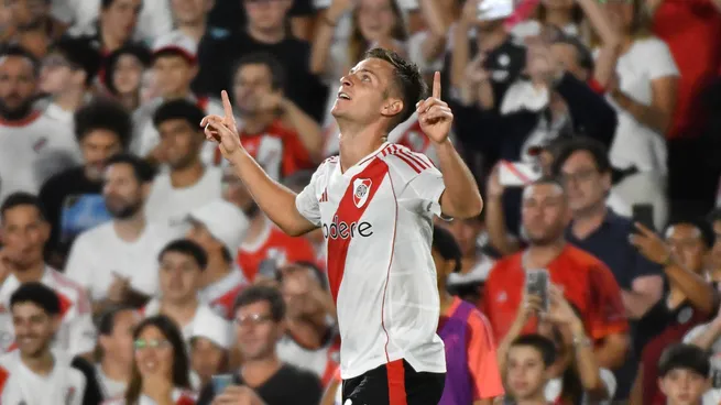 Galoppo anotó su primer gol con la camiseta de River.