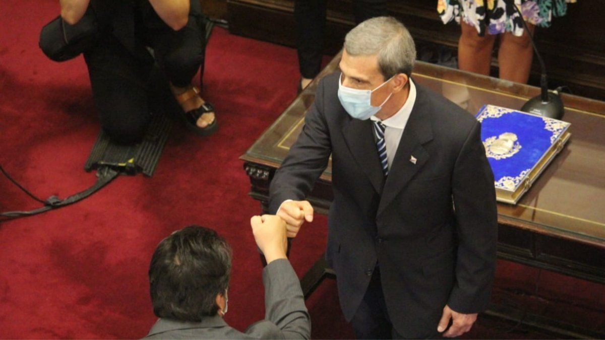 Juró el senador Ricardo Guerra, reemplazante de Carlos Menem
