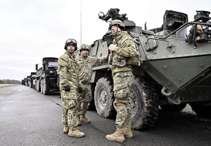 REFUERZOS. Soldados de EE.UU. se unieron esta semana al contingente de la OTAN en Rumania.