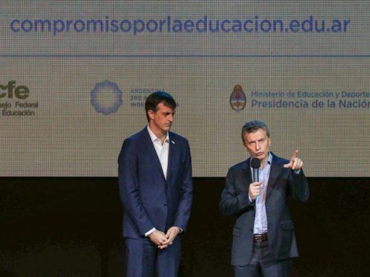 Esteban Bullrich y Macri
