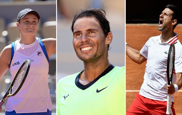 Los máximos favoritos al título en Roland Garros avanzan en París.
