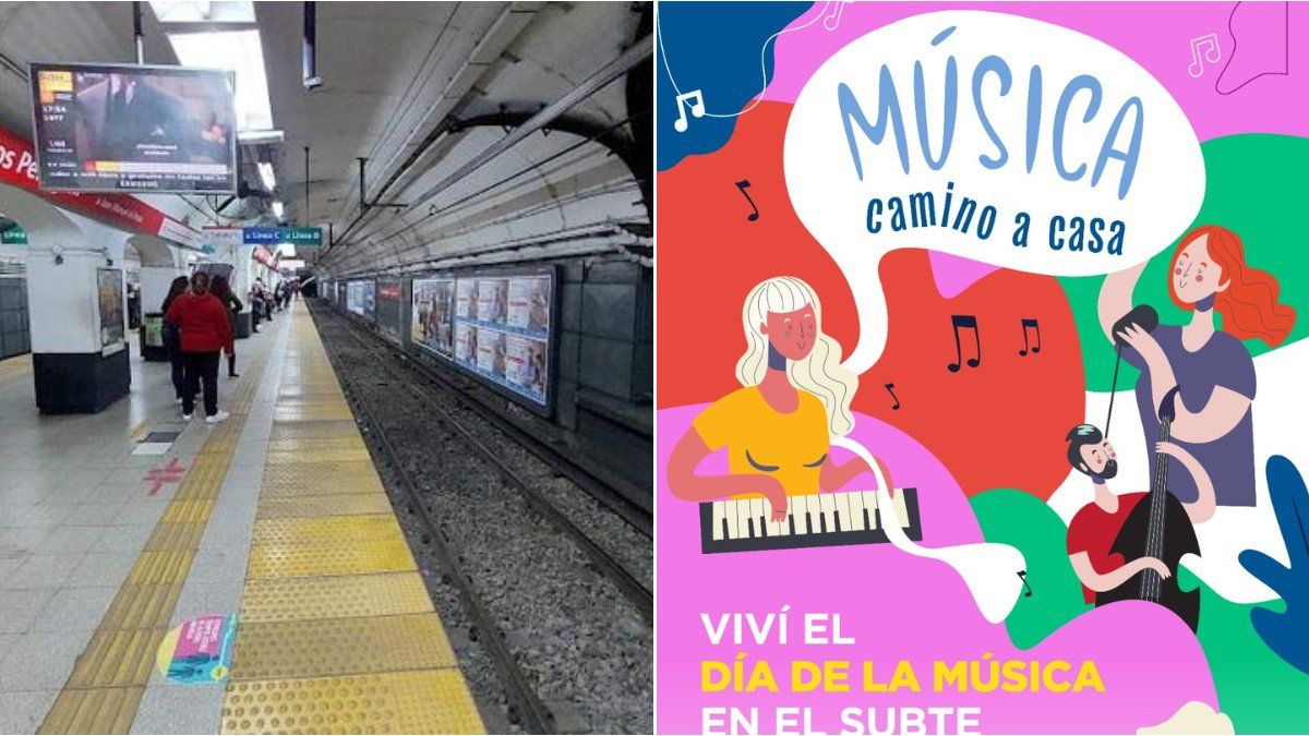 Music Day is celebrated on the subway with a recital on Line B