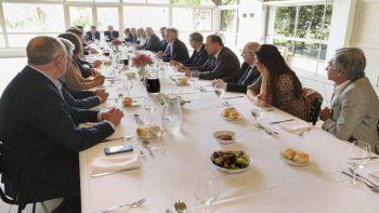 El Presidente almorzó con el Gabinete en Olivos. (Fotp de archivo).&nbsp;