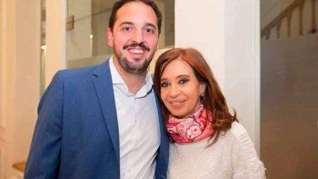 Luciano Di Napoli y Cristina de Kirchner.