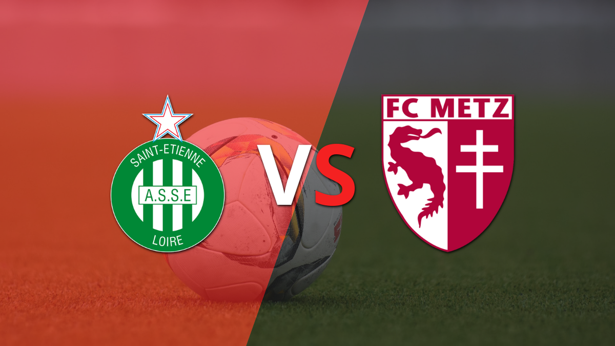 Saint Etienne and Metz compete in the first leg for a place in the final