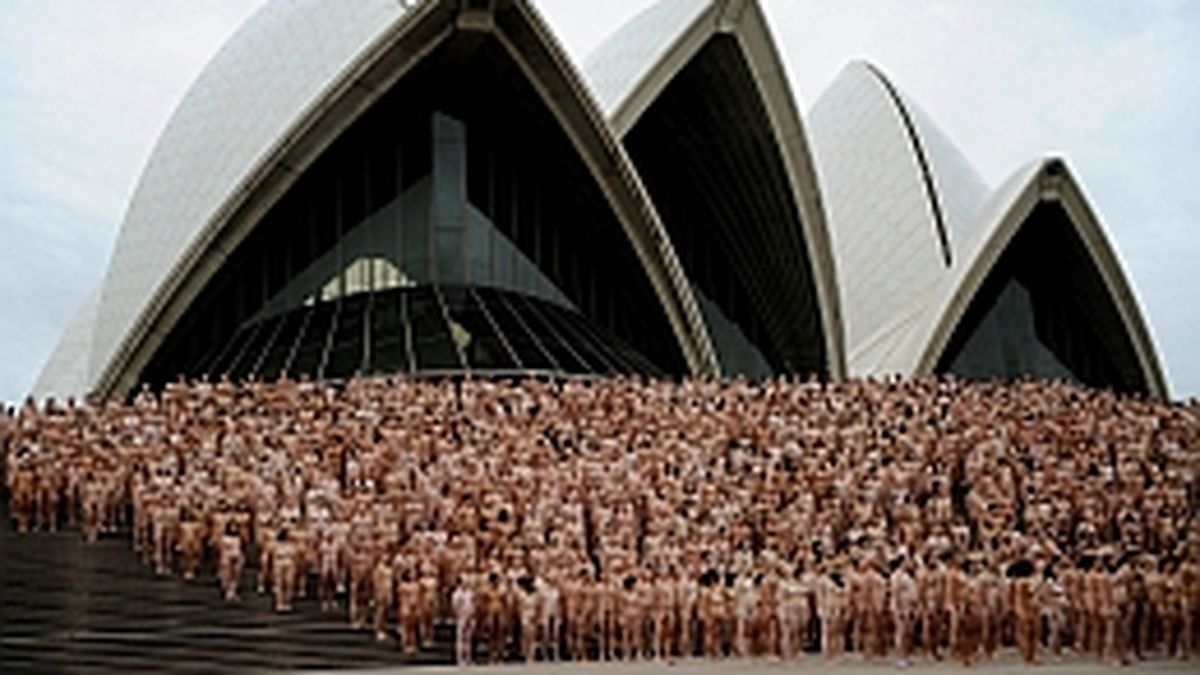 Más de 5000 personas posaron desnudas frente a la Ópera de Sydney