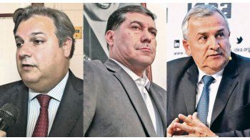 Pablo Farías, Sergio Casas y Gerardo Morales.