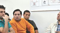 Los cuatro acusados del Triple Crimen de General Rodríguez.&nbsp;