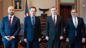 La reunión de los argentinos en la Casa Blanca&nbsp;
