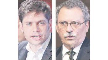 Axel Kicillof y Juan  Carlos Pezoa