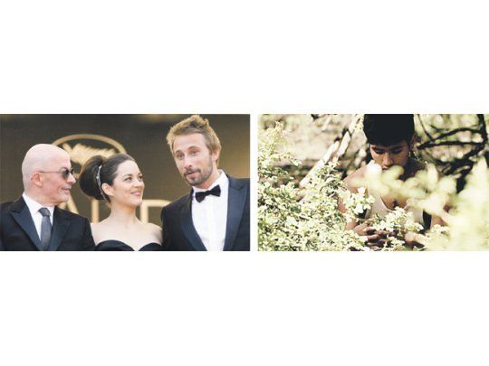 A la izquierda, Audiard con Marion Cotillard y Mathias Schoenaerts, protagonistas de la elogiada «De Rouille et d’os». Arriba, una imagen de la muy bien recibida opera prima del argentino Alejandro Fadel.
