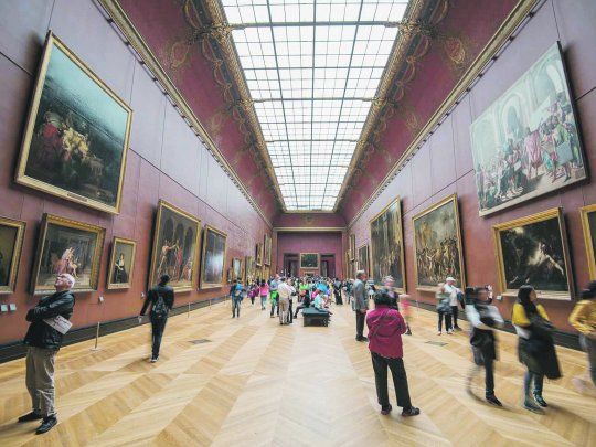 Museo del Louvre. Recibió 10 millones de visitas virtuales en 71 días.