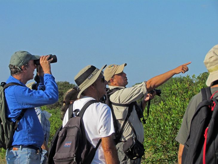 Hiking for the Garzón lagoon in Uruguay.