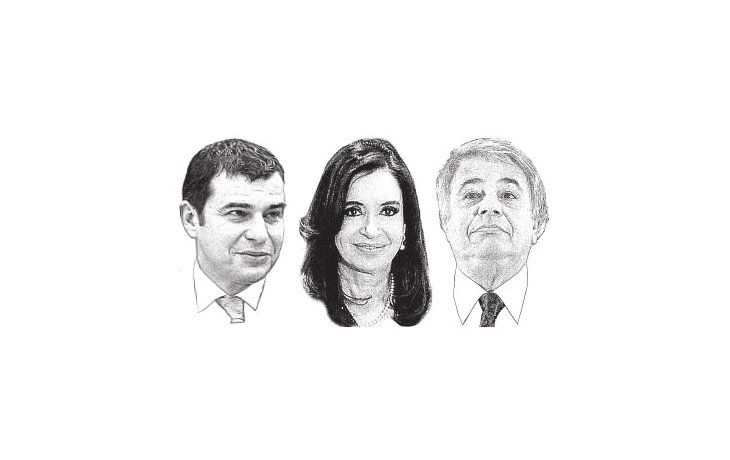 ámbito.com | Miguel Galuccio, Cristina de Kirchner y José Manuel de la Sota