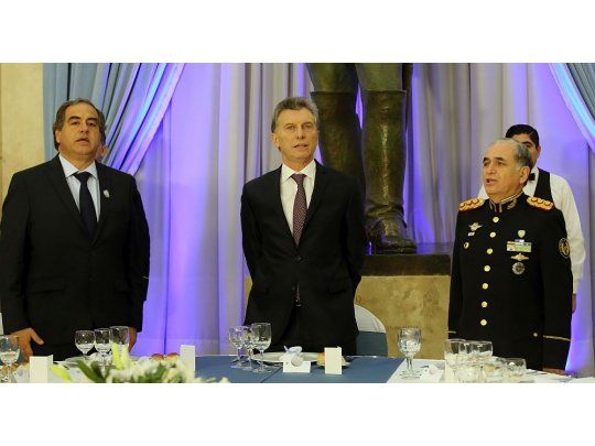 Macri, en la cena con las FFAA.