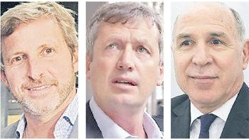 Rogelio Frigerio, Emilio Monzó y Ricardo Lorenzetti