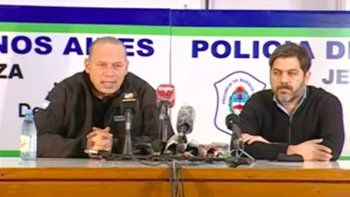 El ministro de Seguridad Sergio Berni y el Jefe de Gabinete Carlos Bianco brindaron una conferencia de prensa para referirse a la situación de la policía bonaerense.&nbsp;