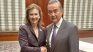 Diana Mondino con Wang Yi en Münich.