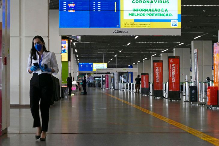 Aeropuerto de Brasil coronavirus