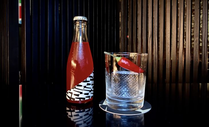 Exclusive Khorasan cocktail in Mona Punto. Exclusive Khorasan cocktail in Mona Punto.
