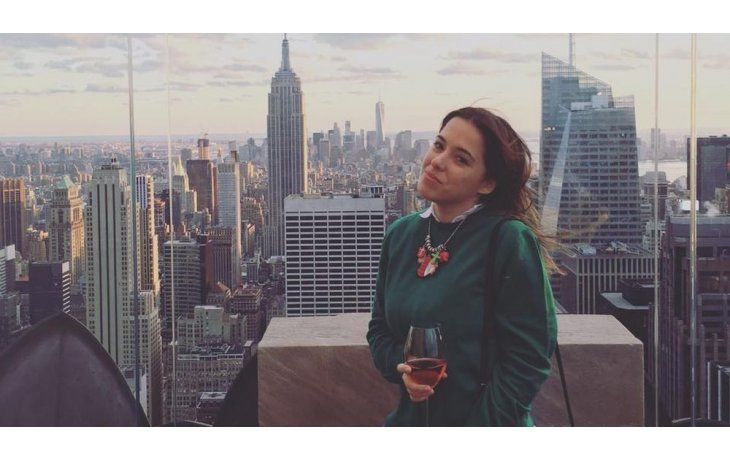 Carla Vallejos Blanco, en un viaje a EEUU en 2016.